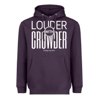 Plum louder with crowder Heavyweight Hoodie - artisFamous