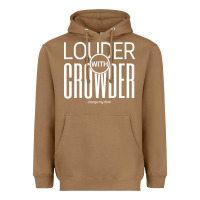Toasted Coconut louder with crowder Heavyweight Hoodie - artisFamous