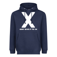 Navy x gon' give it to ya d.m.x t shirt Heavyweight Hoodie - artisFamous