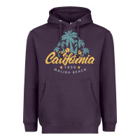 Plum california malibu beach Heavyweight Hoodie - artisFamous