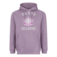 Lavender no mud no lotus tee buddha buddhist yoga Heavyweight Hoodie - artisFamous