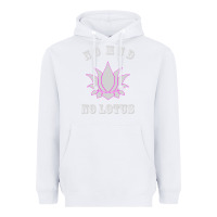 White no mud no lotus tee buddha buddhist yoga Heavyweight Hoodie - artisFamous