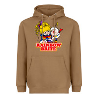 Toasted Coconut rainbow brite Heavyweight Hoodie - artisFamous