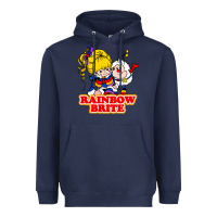Navy rainbow brite Heavyweight Hoodie - artisFamous