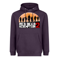 Plum red dead redemption Heavyweight Hoodie - artisFamous