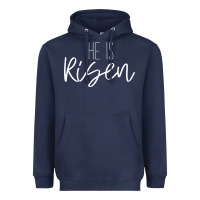 Navy easter religious bible verse Heavyweight Hoodie - artisFamous
