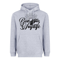 Heather Grey cruise ship bon voyage Heavyweight Hoodie - artisFamous