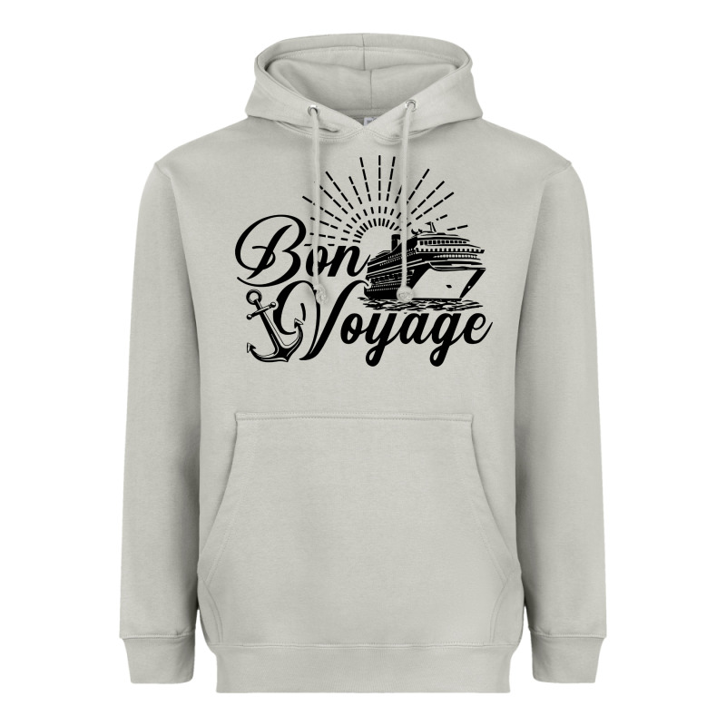 Cruise Ship Bon Voyage Heavyweight Hoodie by artisFamous | Teevron
