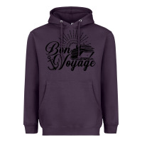 Plum cruise ship bon voyage Heavyweight Hoodie - artisFamous