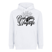 White cruise ship bon voyage Heavyweight Hoodie - artisFamous