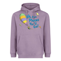 Lavender seuss oh the places you’ll go Heavyweight Hoodie - artisFamous