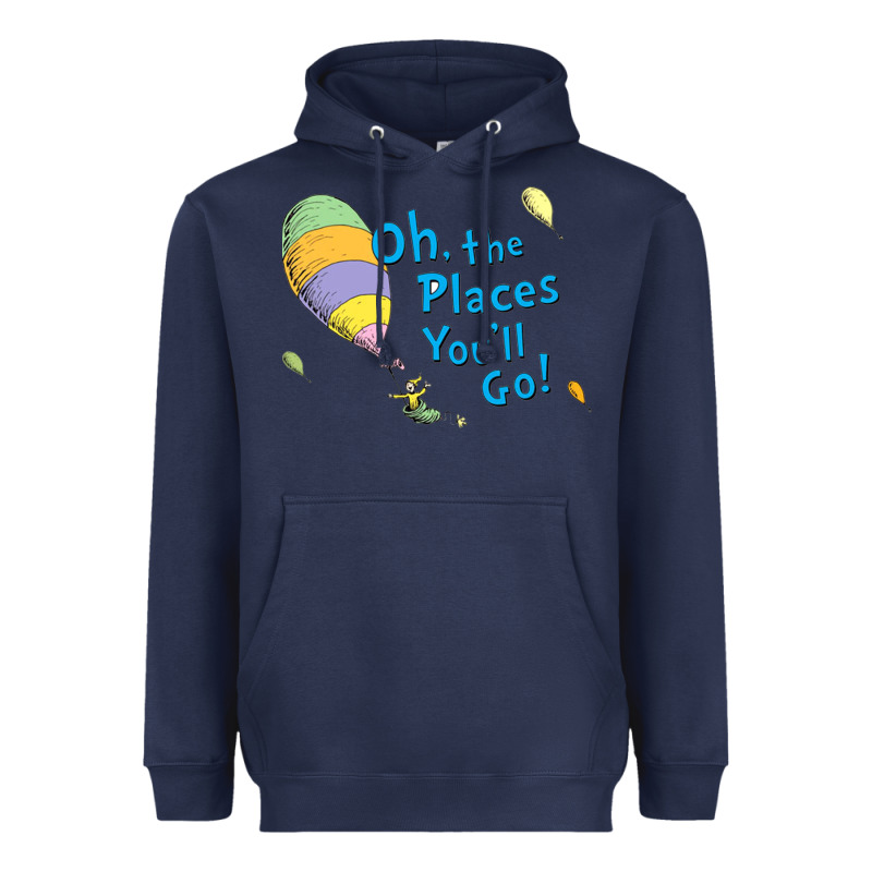 Seuss Oh The Places You’ll Go Heavyweight Hoodie by artisFamous | Teevron