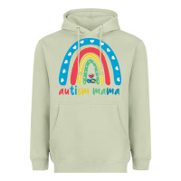 Matcha Autism Mama Heavyweight Hoodie - artisFamous
