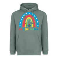 Sage Autism Mama Heavyweight Hoodie - artisFamous