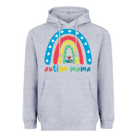 Heather Grey Autism Mama Heavyweight Hoodie - artisFamous