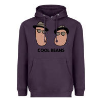Plum cool beans Heavyweight Hoodie - artisFamous