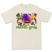 Bone Mardi Gras with jester hat Premium Tee - HowdyJamesFarm