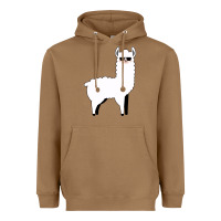 Toasted Coconut llama Heavyweight Hoodie - artisFamous