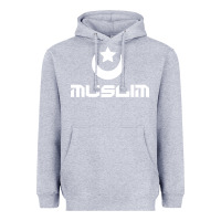 Heather Grey muslim Heavyweight Hoodie - artisFamous