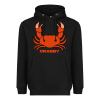 Black crabby Heavyweight Hoodie - artisFamous