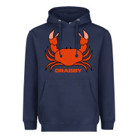 Navy crabby Heavyweight Hoodie - artisFamous