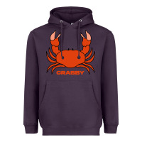 Plum crabby Heavyweight Hoodie - artisFamous