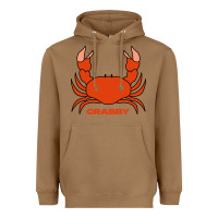 Toasted Coconut crabby Heavyweight Hoodie - artisFamous