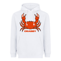 White crabby Heavyweight Hoodie - artisFamous