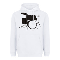 White drums drummer Heavyweight Hoodie - artisFamous
