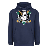 Navy ducks team Heavyweight Hoodie - artisFamous