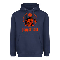 Navy anesthetic juggernut Heavyweight Hoodie - artisFamous