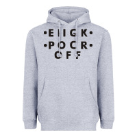 Heather Grey e iigk pocr off Heavyweight Hoodie - artisFamous