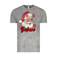 Cloud Rock santa believe Vintage Tee - RanaPortraitStore