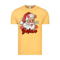 Vintage Mustard santa believe Vintage Tee - RanaPortraitStore