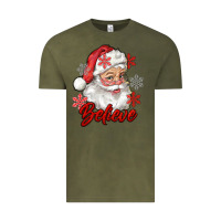 Vintage Olive santa believe Vintage Tee - RanaPortraitStore