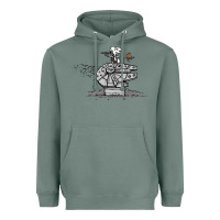Sage scruffy smugglers and pirates Heavyweight Hoodie - artisFamous