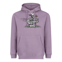 Lavender scruffy smugglers and pirates Heavyweight Hoodie - artisFamous