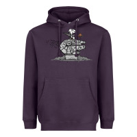Plum scruffy smugglers and pirates Heavyweight Hoodie - artisFamous