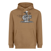 Toasted Coconut scruffy smugglers and pirates Heavyweight Hoodie - artisFamous