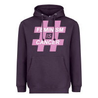 Plum feminism is cancer Heavyweight Hoodie - artisFamous