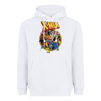 White x m.e.n ani.ma.ted series retro 90s t shirt Heavyweight Hoodie - artisFamous