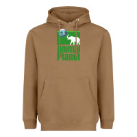 Toasted Coconut ANIMAL PLANET Heavyweight Hoodie - artisFamous