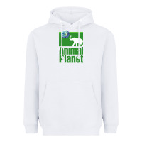 White ANIMAL PLANET Heavyweight Hoodie - artisFamous
