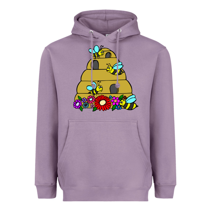 Bee Hive Heavyweight Hoodie by artisFamous | Teevron