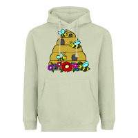Matcha bee hive Heavyweight Hoodie - artisFamous