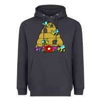 Smoke bee hive Heavyweight Hoodie - artisFamous