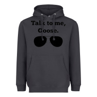 Smoke talk to me goose sunglasses funny Heavyweight Hoodie - artisFamous