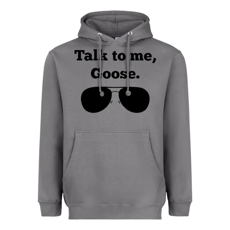 Talk To Me Goose Sunglasses Funny Heavyweight Hoodie by artisFamous | Teevron