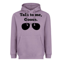 Lavender talk to me goose sunglasses funny Heavyweight Hoodie - artisFamous