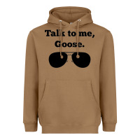 Toasted Coconut talk to me goose sunglasses funny Heavyweight Hoodie - artisFamous